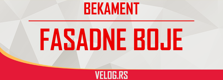 BEKAMENT FASADNE BOJE