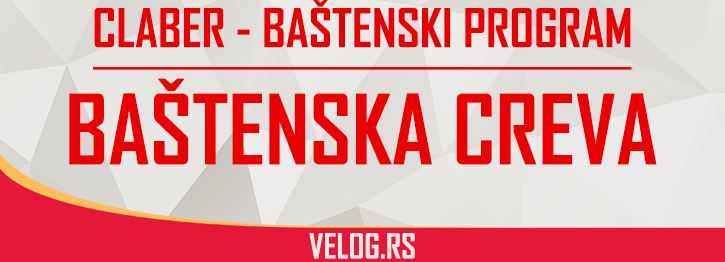 CLABER BAŠTENSKA CREVA